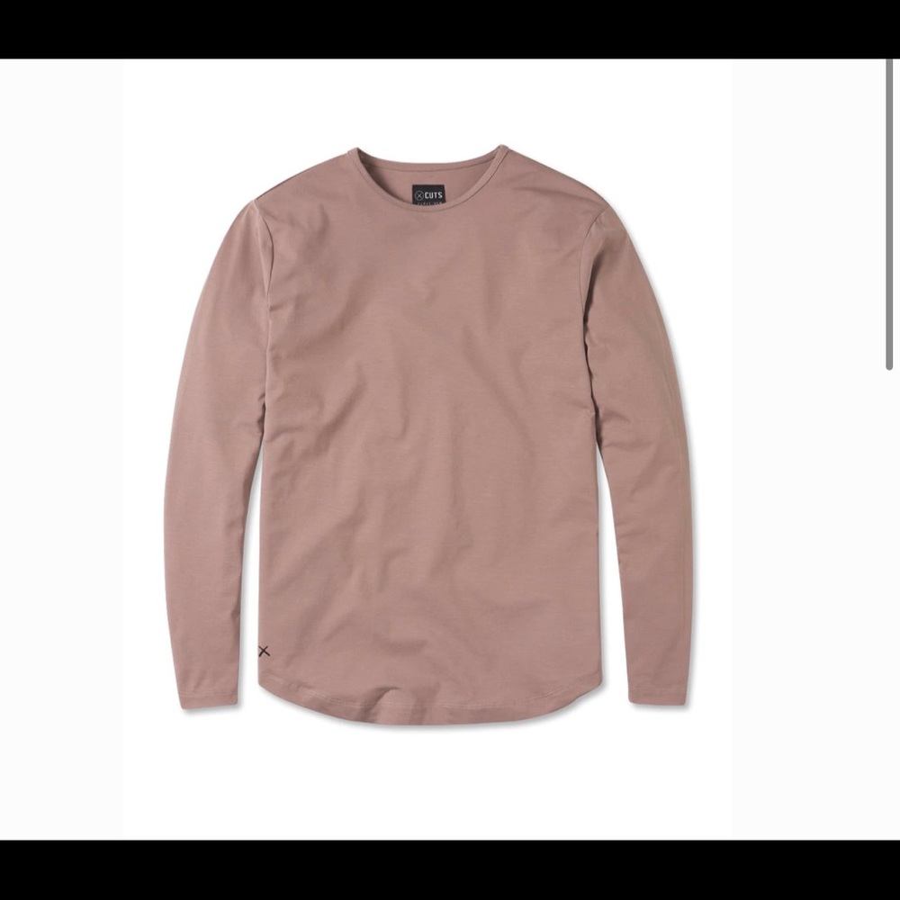Cuts clothing L​/​S Crew Curve-Hem | Mountain Mist Signature-fit PYCA Pro